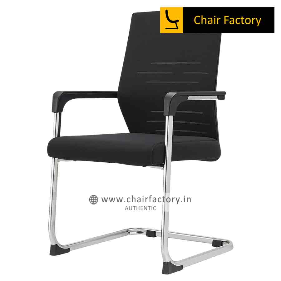 Lumia Black Visitor Chair
